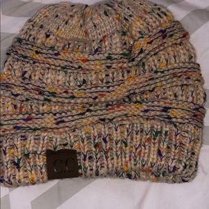 multi colored beanie (never worn) brand new